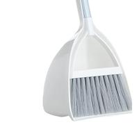 Haofy Ensemble de Balais Amovibles Poils de Fourrure Doux et Légers Manche Long Taille Compacte Comprend Une Pelle à Poussière à Clipser pour Les Espaces éducatifs à Domicile Un Rangement et Un