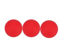 Haofy Ensemble de Balles de Jonglage Durables en PVC de 6,5 Cm pour L'amélioration de la Coordination œil-Main pour Les Débutants, 3 Pièces D'équipement de Balle de Jonglage Rouge/Blanc (Rouge)