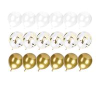 Haofy Ensemble de Ballons à Paillettes pour Fête de Mariage, Remise de Diplôme, Décorations Artisanales D'anniversaire, Matériau en Latex Durable, 18 Pièces pour Décoration de Fête et de