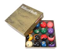 Haofy Ensemble de Boules de Billard en Résine de qualité Supérieure, Balles de Table de Billard à Haute Friction, Taille Réglementaire de 2,25 Pouces et 5,72 Cm, Ensemble de Remplacement