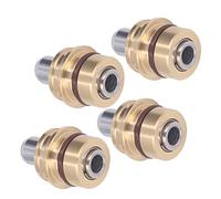 Haofy Ensemble de Boutons de Poignée de Joystick de Tige de Poussée en Métal pour Pelle Sany 60 Yuchai 60, Joint en Caoutchouc Résistant à L'usure, 4 Pièces Accessoires de Remplacement