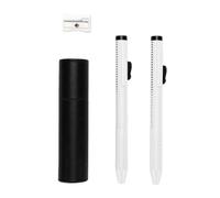 Haofy Ensemble de Crayons à Craie Mécaniques sur Mesure, 2 Stylos, 25 Recharges