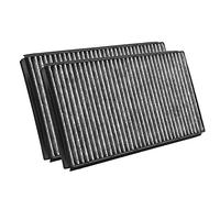 Haofy Ensemble de Filtres à Air D'habitacle Filtres à Air D'habitacle en Carbone de qualité Supérieure pour E60 528i 535i 535xi 545i 550i 650i M5 M6, 2 Pièces pour le Nettoyage de L'air de Voiture