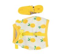 Haofy Ensemble de Harnais de Laisse pour Cochon d'Inde, Gilet en Maille Respirante pour Petits Animaux avec Sangle Réglable, Laisse Légère pour Furet de Lapin et Chinchilla pour Les Promenades en