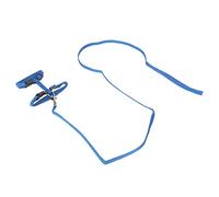 Haofy Ensemble de Harnais pour Chat élégant et Réglable, Anti-Fuite, pour la Marche en Plein Air, Laisse Légère pour Chaton avec Corde de Traction (Blue)
