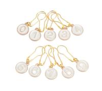 Haofy Ensemble de Marqueurs de Point en Métal, Marqueurs de Point de Verrouillage en Métal, 10 Pièces Numéro Amovible 0-9 pour les Projets de Tricot et de Crochet