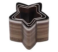 Haofy Ensemble de Matrices de Découpe de Cuir en Forme D'étoile à 5 Branches, Moule Incisif Efficace en Acier allié pour L'artisanat du Cuir, adapté aux Ceintures ou aux Petits Articles en