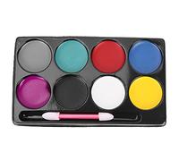 Haofy Ensemble de Peinture pour le Visage à Base D'eau 8 Couleurs Non Toxiques pour les Enfants, Maquillage de Peinture Sûr, Idéal pour les Anniversaires et les Fêtes D'Halloween