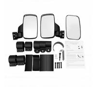 Haofy Ensemble de Rétroviseurs Latéraux UTV en Alliage CNC 1,75 2 Pouces Arceau de sécurité Universel Grand Angle Convexe pour Polaris Ranger RZR XP1000 Can Am Commander SXS ATV