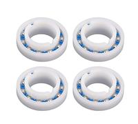 Haofy Ensemble de Roulements de Roue pour Nettoyeur de Piscine, 4 Pièces, Roulements à Billes C60 en Plastique pour Une Rotation Fluide de 180 à 280, Installation sans Outils, Taille de 1,1x0,4