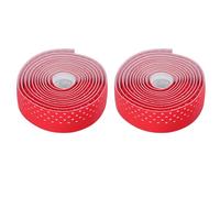 Haofy Ensemble de Rubans de Guidon de Vélo, 2 Pièces, Enveloppes de Cyclisme en EVA Absorbant les Chocs pour les Trajets Longue Distance, Noir (rouge)