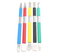 Haofy Ensemble de Spatules 5 en 1, Outils de Réparation d'ordinateur pour Smartphone avec Fibre de Carbone, Plastique, Alliage d'aluminium, Kit de 5 Pièces pour les Amateurs de Bricolage et les