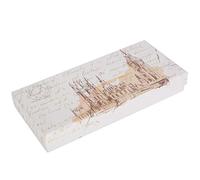 Haofy Ensemble de Stylos à Tremper en Boîte en Bambou Kit de Dessin Vintage pour Calligraphie Peinture Fournitures Scolaires 5 Pièces pour Dessinateurs Artistes Pratique de L'anglais (jeu de plumes