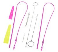 Haofy Ensemble d'enfile-fil à Cordon de Serrage 9 Pièces, Outils de Cordon en Plastique pour une Couture Facile, Idéal pour les Pantalons, les Sweats à Capuche et les Sacs à Main