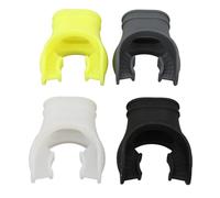 Haofy Ensemble des Embouchures en Silicone à Plongée Douce et élastique de 4, Interface Universelle avec Une Cravate de Régulateur, Un Matériau Sûr pour Les Plongeurs