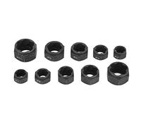 Haofy Ensemble D'extracteur de Boulon D'extraction en Acier Durable, 10 Extracteurs de Goujons D'écrou Endommagés pour un Remplacement Facile, Excellente Finition pour Différents Besoins