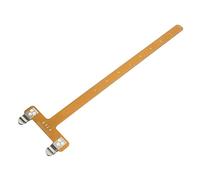Haofy Ensemble D'outils D'encochage de Corde d'arc de Tir à l'arc en Forme de T pour Arcs Composés avec Boucles en Laiton, Matériaux Durables (Gold)