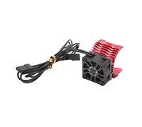 Haofy Équipe de Chaleur du Moteur RC, Dissipateur de Chaleur à Ventilateur Unique, 8,4 V Moteur RC Équipement de Sûr 32000 Tr/Min à Installer en Alliage en Aluminium pour 380 sans Balais avec des