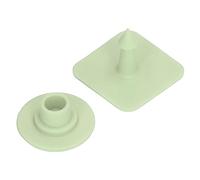 Haofy Étiquettes Auriculaires Vierges 100 Pièces Marqueurs d'identification d'animaux Carrés en Plastique pour Bovins, Porcs, Tenue des Registres du Bétail avec Inscriptible pour la Gestion de la