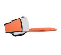 Haofy Étui de Transport pour Sac de tronçonneuse, Outil de Rangement pour étui de tronçonneuse étanche Portable, Accessoires de scie à chaîne Robuste(Orange et Blanc)