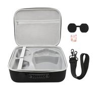Haofy Étui de Transport Rigide de Voyage pour PS VR2, avec Coussinets en éponge, Sac de Rangement Portable pour Accessoires de Console Intérieur Noir et Gris