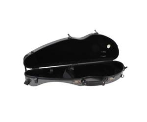 Haofy Étui pour Violon en Fibre de Carbone de qualité Supérieure, Taille 4/4, Léger avec Hygromètre de Contrôle de l'humidité, Doubles Sangles, Protection par Mot de Passe, Conception Portable pour