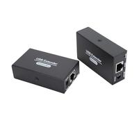 Haofy Extender USB 262ft sur Le Seul Ethernet Cat5e 6 7, Forte compatibilité USB Extender avec 4 2.0 Hub pour L'adaptateur de Carte Réseau de Tablette iOS, Plug and Play (Prise UE)
