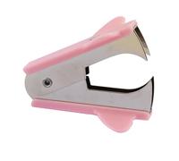 Haofy Extracteur D'agrafes Portable Efficace, Extracteur D'agrafes pour le Travail de Bureau, L'école, la Construction en Métal (PINK)