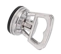 Haofy Extracteur de Plaque à Vide en Caoutchouc en Alliage D'aluminium Robuste pour Réparer L'écran de Voiture, Extracteur plié, Argent Noir, 1 X Ventouse en Verre