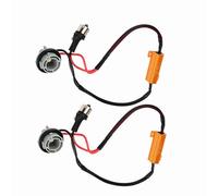 Haofy Faisceau de Câblage de Connecteur de Résistance de Charge de Câblage en Cuivre à Haute efficacité pour Clignotant LED 1156, Résistant aux Chocs, 2 Pièces/ensemble, pour Ajustement Universel