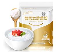 Haofy Ferments Lactiques pour Yaourt (1 G X 10 Sachets pour 1 L de lait) - Poudre de Fermentation Probiotique à Base de Lactobacilles - Sans Ferments Lactiques Maison - Idéal pour le (Couleur