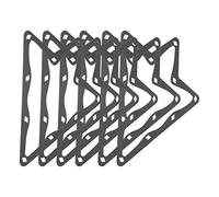 Haofy Feuille de Support de Support de Boule de Billard, Triangulaire de Boules de Piscine Durables, Positionnement Rapide de Balle pour Les Jeux Professionnels, Matériau en Caoutchouc, 6 Pièces