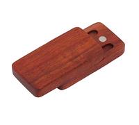 Haofy Fidget Slider 2,75 Pouces en Bois de Santal Rouge - Jouet Anti-Stress Magnétique Lisse pour Le Bureau, la Maison, Les Voyages, Soulagement de l'anxiété (Poussée Avant arrière limitée)