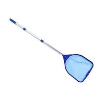 Haofy Filet d'écumoire de Piscine avec Tige Télescopique à 3 Sections pour Un Retrait Facile des Débris, Maille en Nylon avec Cadre en Plastique, Outil de Nettoyage de Piscine pour, Spas,