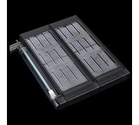 Haofy Filtre à Eau Pneumatique pour Aquarium, Filtration Efficace de L'oxygène pour Aquarium, Eau Propre 10-20l, ABS Gris Transparent (Filtre 20)