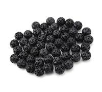 Haofy Filtre Biopro, boules biochimiques légères pour filtre pour aquarium efficace, boules biochimiques de 50 pièces pour matériau filtre pour aquarium et étain (16 mm avec coton)