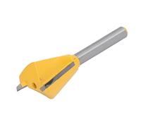 Haofy Fraise à Rainurer le Bois en Queue D'aronde, Lame Très Dure, Mèche de Toupie pour le Travail du Bois, Pratique à Transporter (6*1)