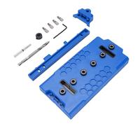 Haofy Gabarit de Goupille D'étagère, Outils de Perçage pour le Travail du Bois de Haute Précision pour des Trous Droits Précis pour Gabarit de Goupille D'étagère D'armoire Matériau: ABS Taille: 8,07 X