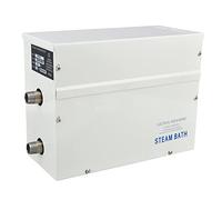 Haofy Générateur de Vapeur 3KW en Acier Inoxydable avec Protection contre la Surchauffe et le Manque d'eau pour Sauna et Douche - Détartrage Automatique pour Spa à Domicile, Rénovation de Salle de