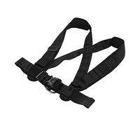 Haofy Gilet de Harnais de Traction de Traîneau, Sangle D'épaule Durable pour L'entraînement de Force et Les Sports d'agilité, en Nylon Noir, 1 Ensemble