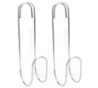 Haofy Grand Crochet de Tuyau en Acier Inoxydable, Support de Tuyau Robuste pour Tuyaux Hydrauliques, Cordes, Rallonges, Lot de 2, Excellent Organisateur pour Camping-car, Remorque,