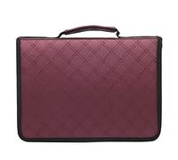 Haofy Grande Trousse à Crayons de Couleur, Cuir PU, 150 Emplacements, Organisateur Durable et Portable pour Artistes et étudiants (Aubergine)