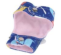 Haofy Harnais pour Hamster avec Laisse, Gilet Doux et Respirant pour écureuil et Petits Animaux de Compagnie, Design de Dessin animé Réglable pour Le Plaisir en Plein Air (Bleu foncé)