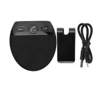 Haofy Haut-Parleur Bluetooth pour Voiture, Compact, sans Fil, Appel Mains Libres, pour Véhicule, avec Clip de Visière, Batterie 600mAh
