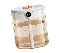 Haofy Humidificateur d'air à Double Buse 2L, Humidificateur USB Silencieux à Double Jet avec écran LCD pour Chambre à Coucher, Hydrate la Peau Sèche et l'aromathérapie (WHITE)