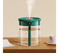 Haofy Humidificateur d'air à Double Buse de 2 L, Double Sortie de Brume avec Moniteur d'humidité LCD, capacité de 2,1 Litres pour la Maison, le Bureau, la Chambre à Coucher, Léger 13,8 Onces,