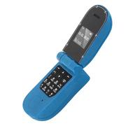 Haofy Innovant déverrouillé Le Plus Petit Téléphone à Carrefour Quad Band Téléphone BT Sync pour Les Experts Occupés (Blue)