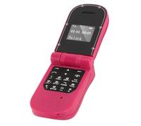 Haofy Innovant déverrouillé Le Plus Petit Téléphone à Carrefour Quad Band Téléphone BT Sync pour Les Experts Occupés (Rouge)