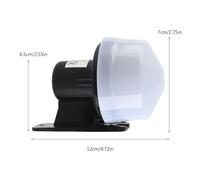 Haofy Interrupteur à Capteur AC 230 V du Crépuscule à l'aube, Interrupteur de Commande de Lumière Résistant aux Intempéries avec éclairage Automatique, Idéal pour l'éclairage Extérieur du Jardin