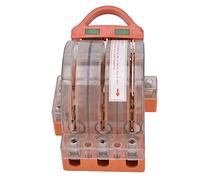 Haofy Interrupteur à Couteau 3 Pôles AC 380 V Noyau en Cuivre Visible avec Indicateur d'état LED - Déconnexion de sécurité à Double Jet pour Systèmes d'alimentation Industriels, Maintenance